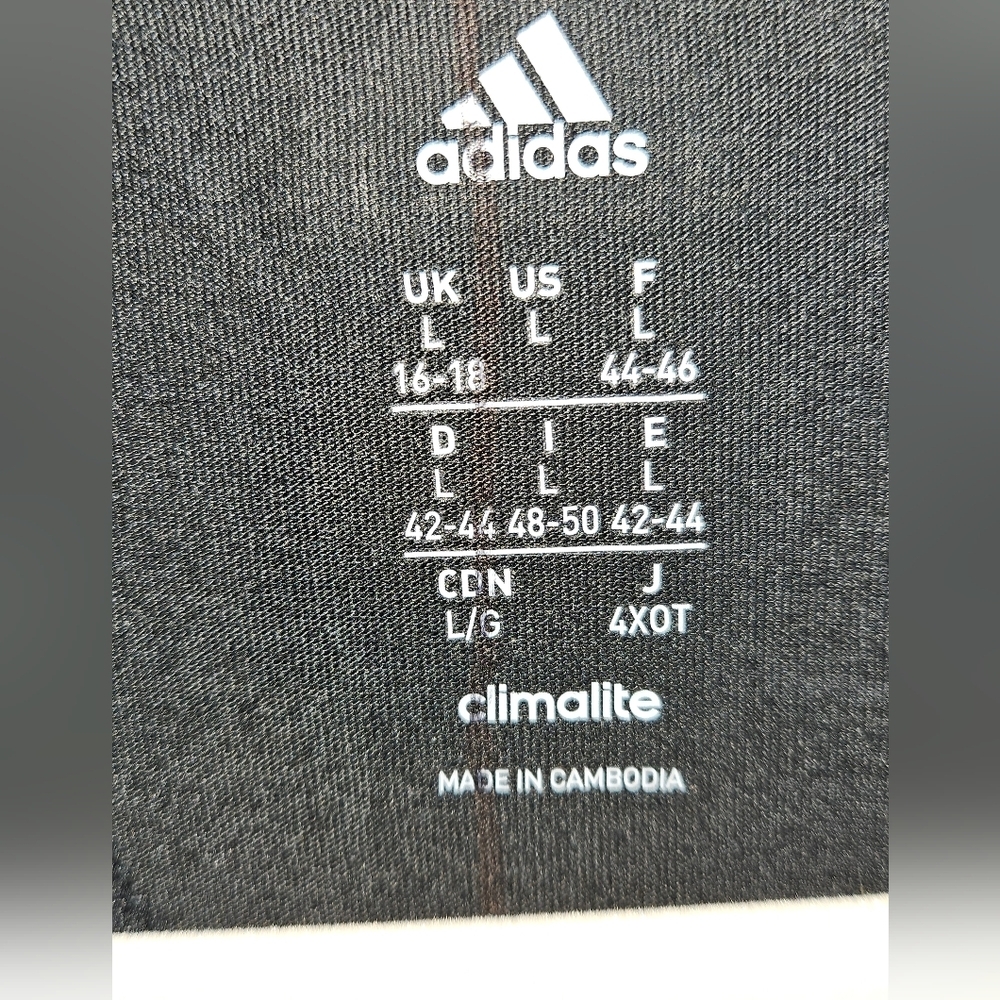 Adidas Climalite Performer Tank TopSize L, Black, NWT - Picture 8 of 10